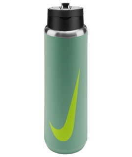 Nike Trinkflasche Recharge Straw Bottle Edelstahl grün 709ml